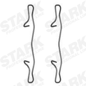 STARK SKAK-1120010 Accessory Kit, disc brake pads AVENSIS 2.0 VVT-i (ACM20_) 150 PS Petrol 2009