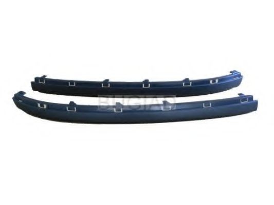 BUGIAD BSP23863 Bumper moulding SUPERB 1.9 TDI 101 PS Diesel 2008
