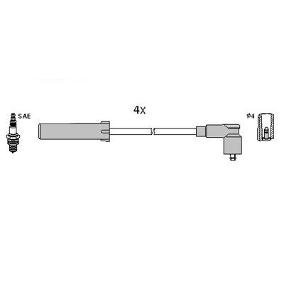 HITACHI Kit cavi candele Numero articolo: 134980 poco costoso