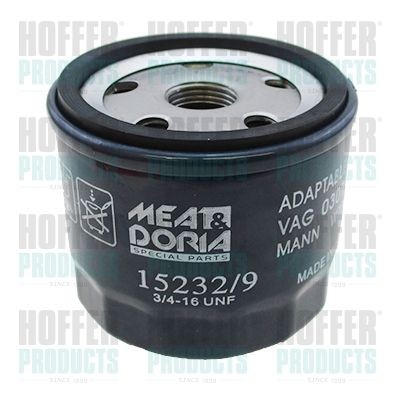 HOFFER Oil filter Article number: 15232/9 cheaply
