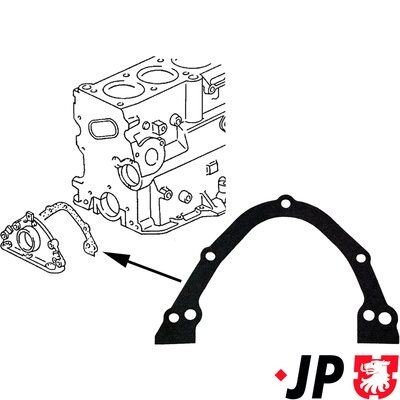 JP GROUP Gasket, housing cover (crankcase) Article number: 1119100300 cheaply