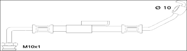 REMSA Brake hose Article number: 1903.79 cheaply
