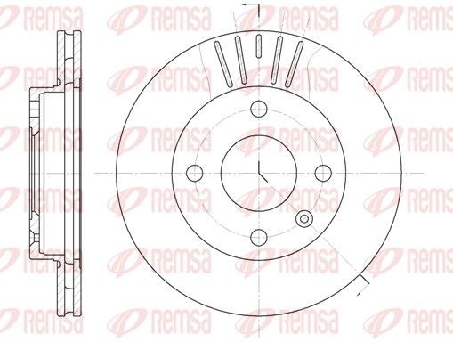 REMSA Brake disc Article number: 6096.10 cheaply