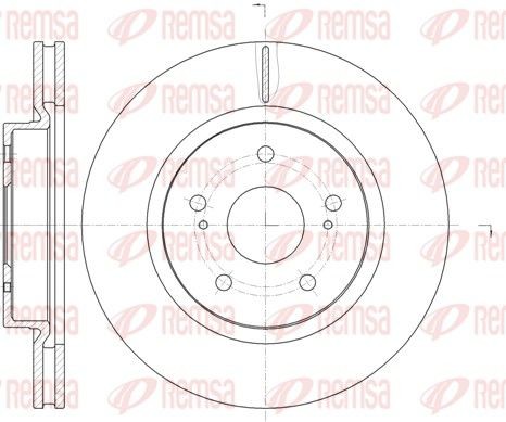 REMSA Brake disc Article number: 61212.10 cheaply