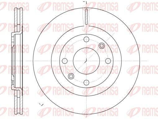 REMSA Brake disc Article number: 6240.10 cheaply