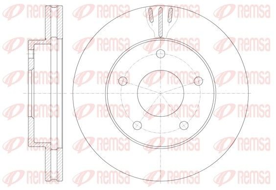 REMSA Brake disc Article number: 6931.10 cheaply