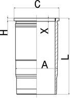 KOLBENSCHMIDT 89318190 Cylinder Sleeve SUPER 5 1.6 D (B/C/404) 55 PS Diesel 1996