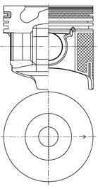 KOLBENSCHMIDT Piston Article number: 40021600 cheaply