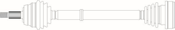 GENERAL RICAMBI Drive shaft Article number: AU3014 cheaply