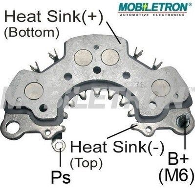 MOBILETRON Rectifier, alternator Article number: RH-77 cheaply