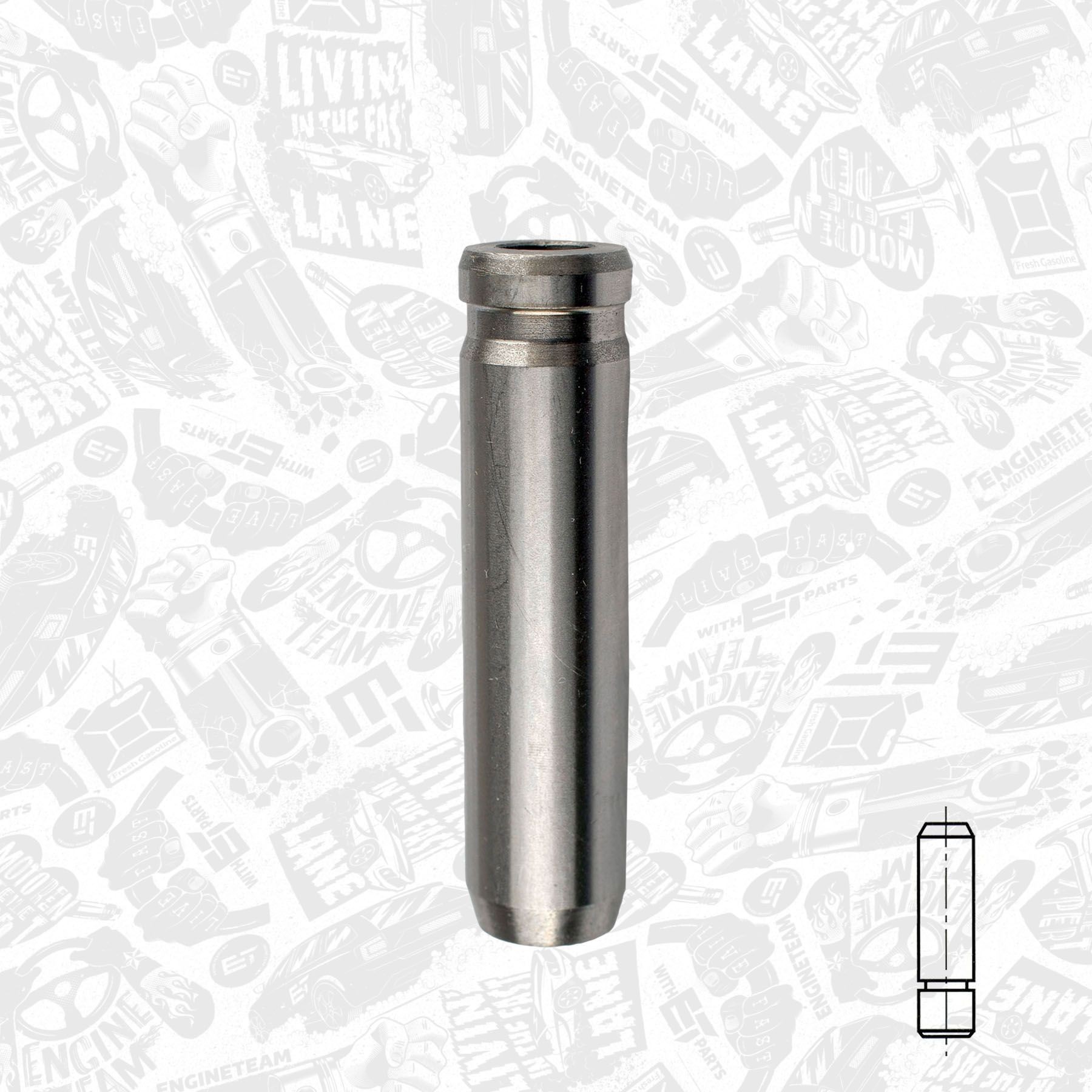 ET ENGINETEAM VG0010 Valve Guides 626 2.0 DITD (GFFP) 90 PS Diesel 2002
