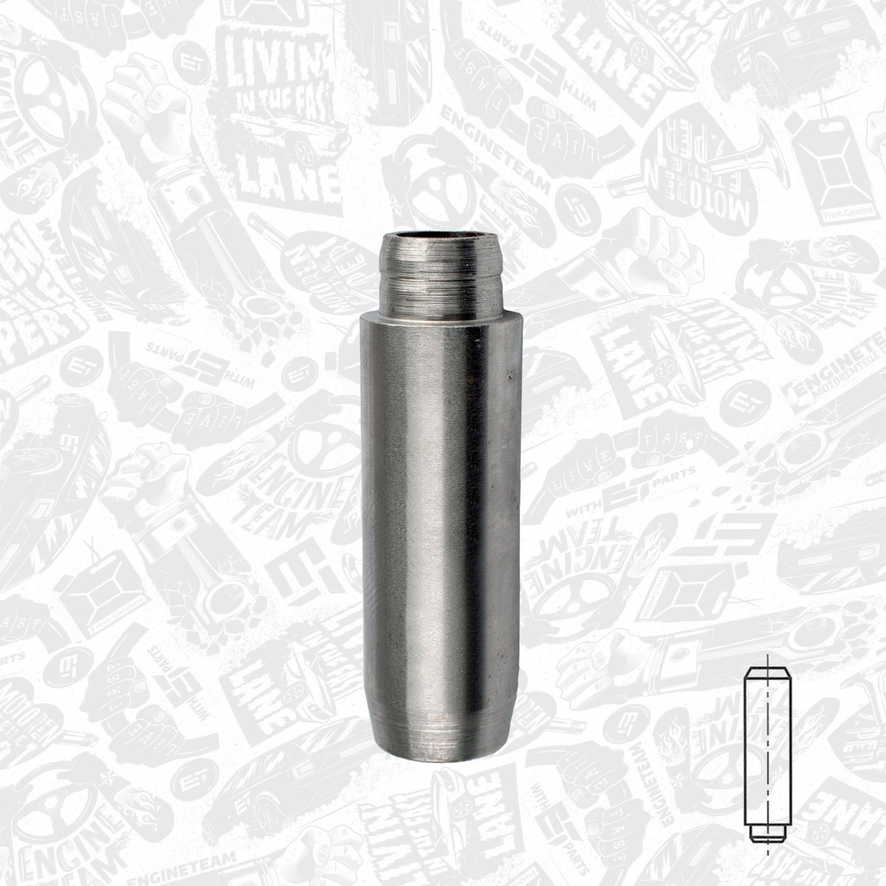 ET ENGINETEAM VG0029 Valve Guides YPSILON 1.2 (843.AXA1A) 60 PS Petrol 2011