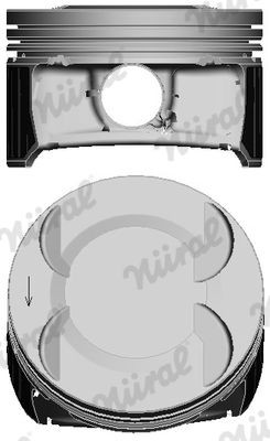 NÜRAL Piston Article number: 87-435300-00 cheaply