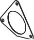 DINEX Exhaust pipe gasket Article number: 73801 cheaply