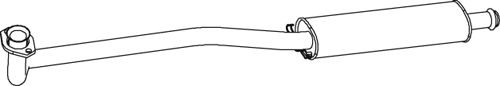 DINEX Front Silencer Article number: 66320 cheaply