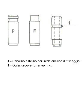 METELLI 01-2581 Valve Guides PRIMERA 2.0 150 PS Petrol 1998