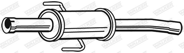 WALKER Middle silencer Article number: 22433 cheaply