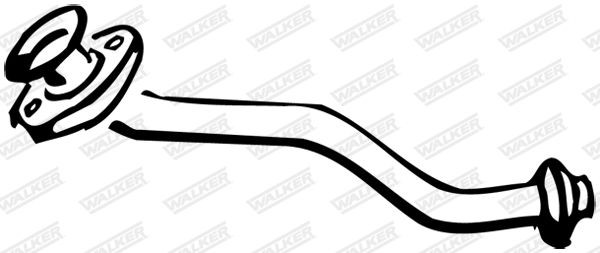 WALKER Exhaust Pipe Article number: 15516 cheaply
