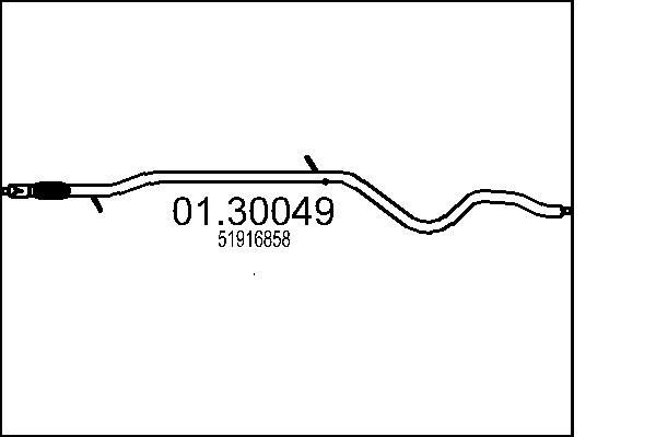 MTS Front Silencer Article number: 01.30049 cheaply