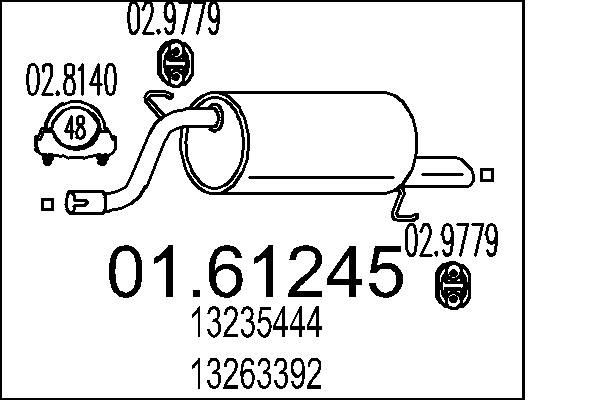 MTS Lõppsummuti Artikli number: 01.61245 soodsalt