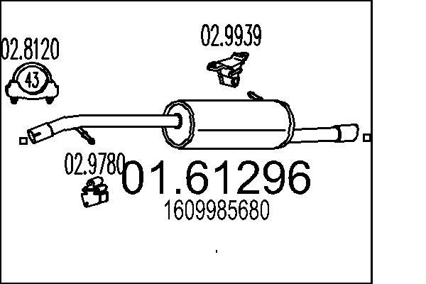MTS Lõppsummuti Artikli number: 01.61296 soodsalt