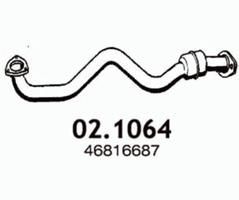 ASSO Exhaust Pipe Article number: 02.1064 cheaply
