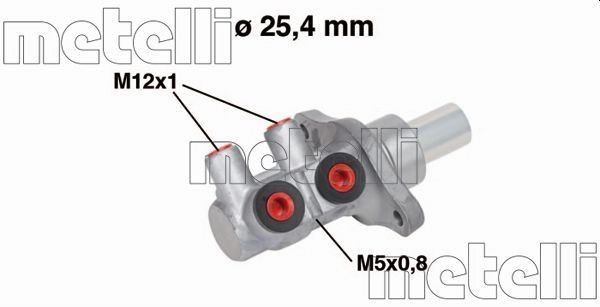 METELLI Brake master cylinder Article number: 05-0571 cheaply