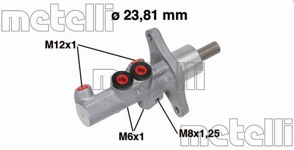 METELLI Brake master cylinder Article number: 05-0719 cheaply