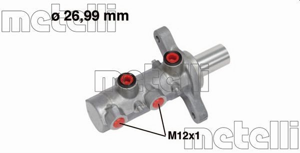 METELLI Brake master cylinder Article number: 05-0729 cheaply