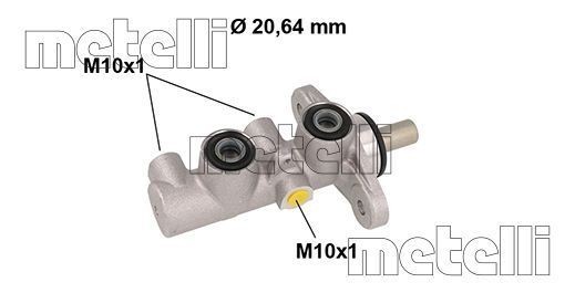 METELLI Brake master cylinder Article number: 05-0835 cheaply