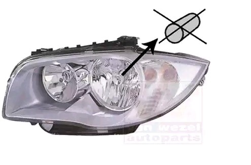 VAN WEZEL Headlight Article number: 0628963 cheaply