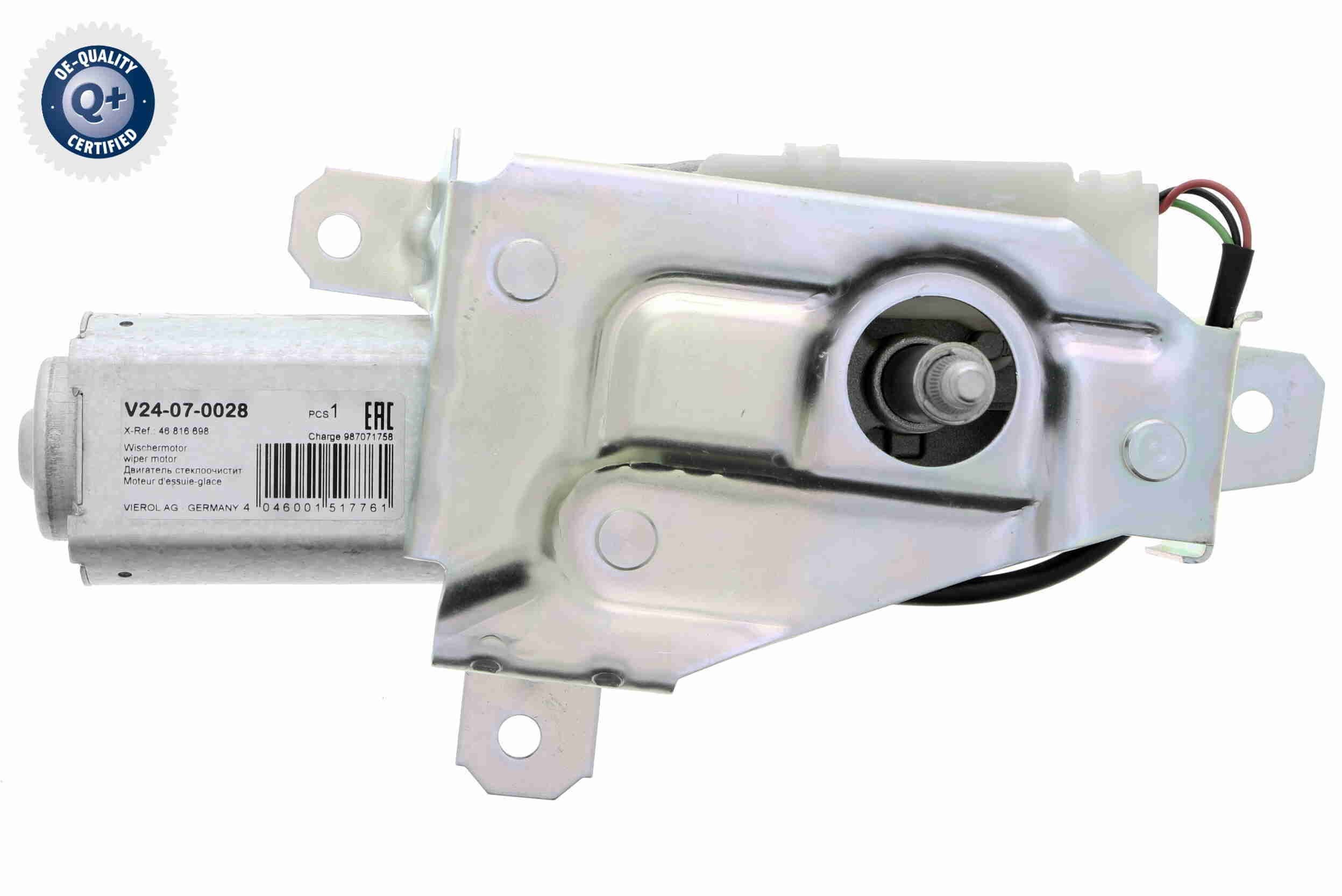 VEMO Wiper motor Article number: V24-07-0028 cheaply