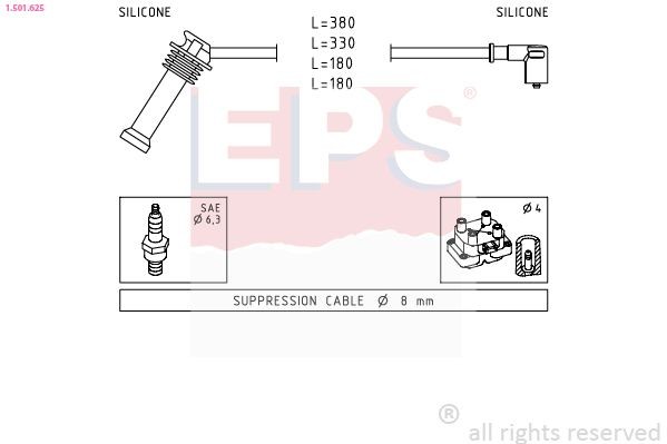 EPS Ignition Cable Kit Article number: 1.501.625 cheaply