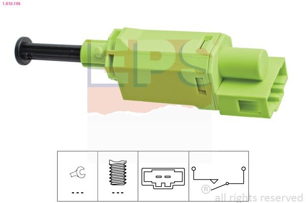 EPS 1.810.198 Switch, clutch control (cruise control) Q7 3.6 FSI quattro 280 PS Petrol 2015