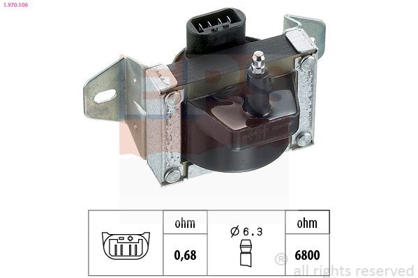 EPS Ignition coil Article number: 1.970.106 cheaply