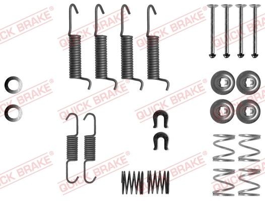 KAWE 105-0016 Brake shoe fitting kit FRONTERA 3.2 i 205 PS Petrol 2004