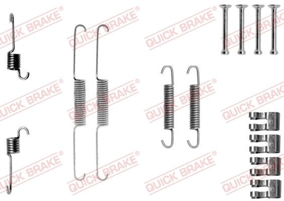 KAWE 105-0763 Kit accessori, Ganasce freno UNO 1.6 88 CV Benzina 2006