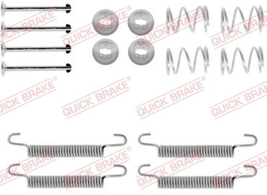 KAWE 105-0791 Brake shoe fitting kit OMEGA 2.2 DTI 16V (F69, M69, P69) 110 PS Diesel 2003