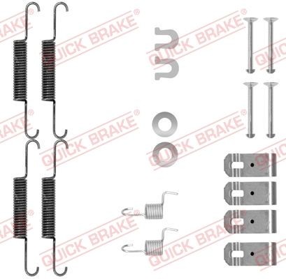 KAWE 105-0895 Brake shoe fitting kit CR-V 2.0 i-VTEC (RE5, RE1) 150 PS Petrol