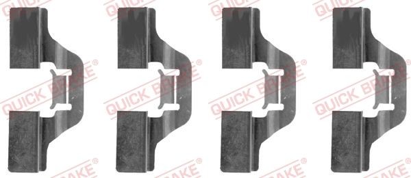 KAWE 109-1211 Lisakomplekt, ketaspiduriklotsid MEGANE 2.0 SCe (LVM3) 140 HP Bensiin