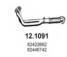ASSO Exhaust Pipe Article number: 12.1091 cheaply