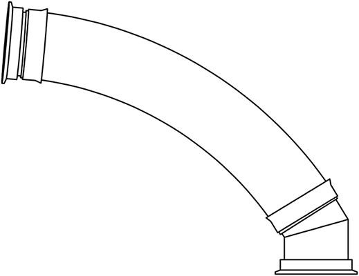 DINEX Exhaust Pipe Article number: 17116 cheaply