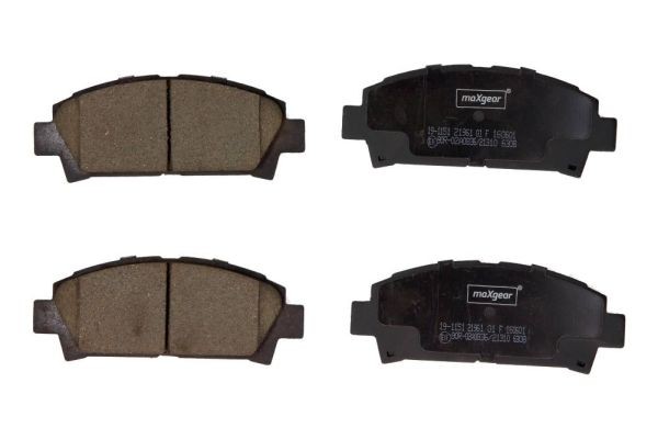 MAXGEAR Комплект спирачно феродо, дискови спирачки артикулен номер: 19-1151 евтино