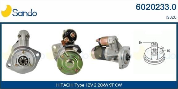 SANDO Alternator Article number: 2032601.1 cheaply