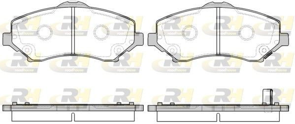ROADHOUSE Brake pad set Article number: 21259.02 cheaply