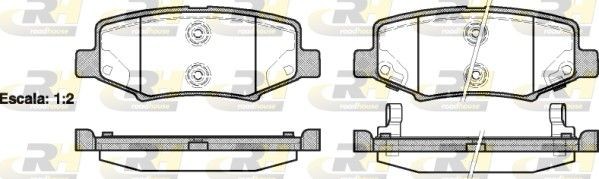 ROADHOUSE Brake pad set Article number: 21264.02 cheaply