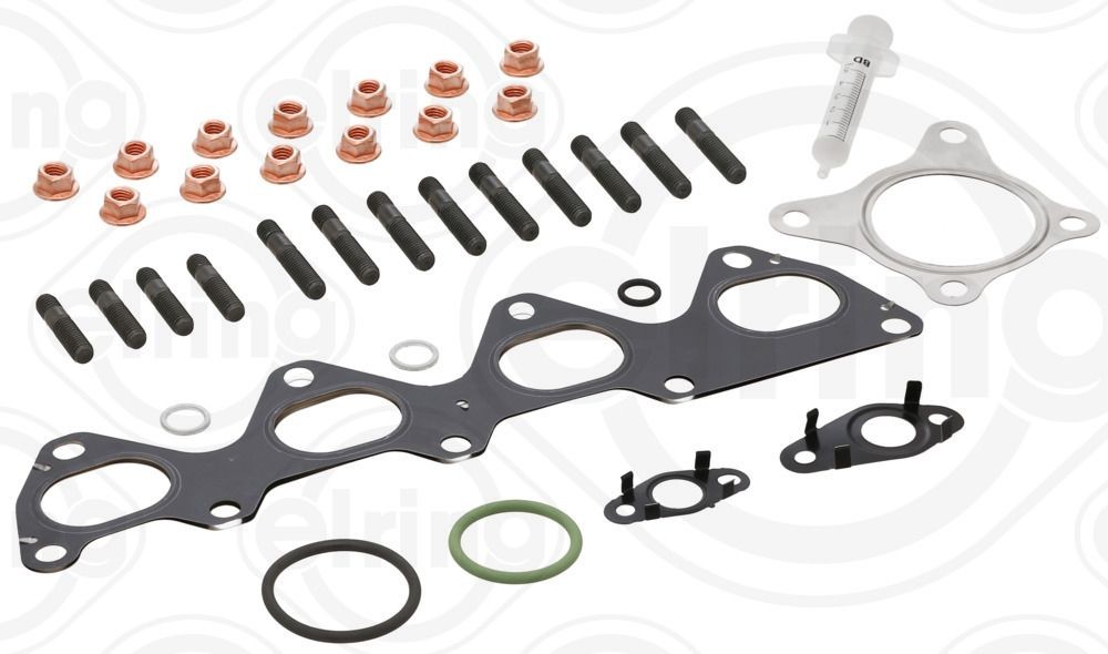 ELRING 214.600 Mounting Kit, charger PASSAT 1.4 TSI 122 PS Petrol 2011