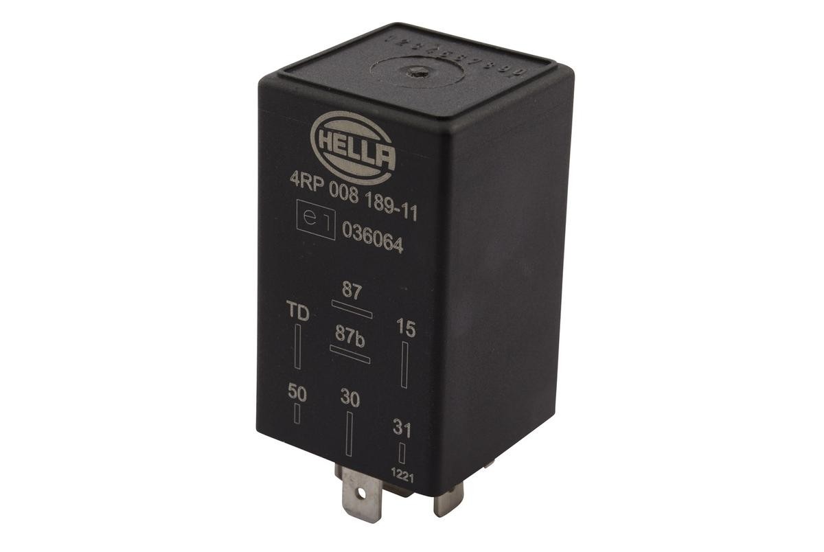 HELLA Fuel pump relay Article number: 4RP 008 189-111 cheaply