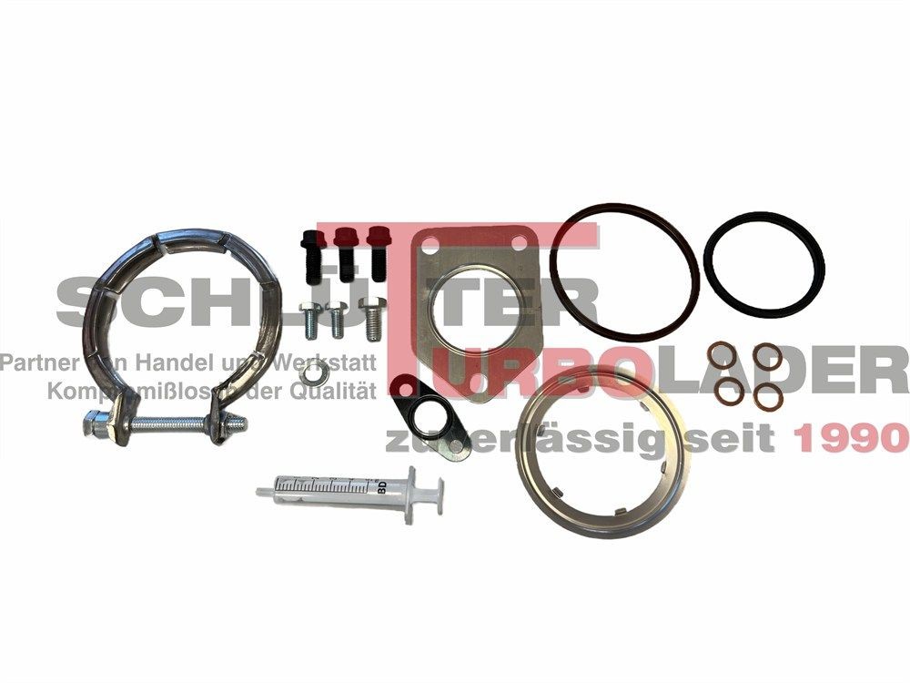 SCHLÜTTER TURBOLADER 253-17011S Σετ τοποθέτησης, φορτιστής Σειρά 1 118d 2.0 150 PS Πετρέλαιο 2019