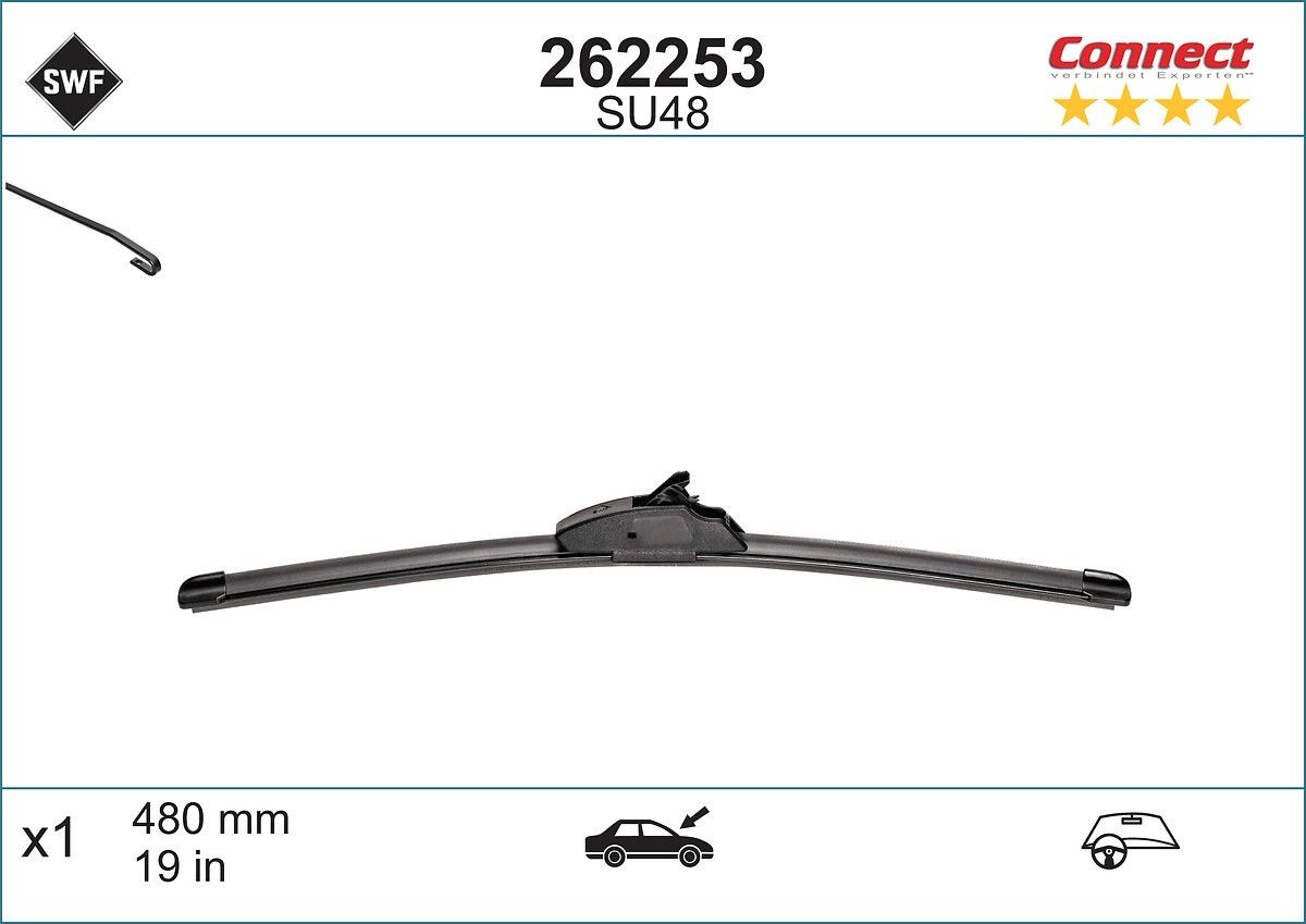 SWF Wiper blade Article number: 262253 cheaply